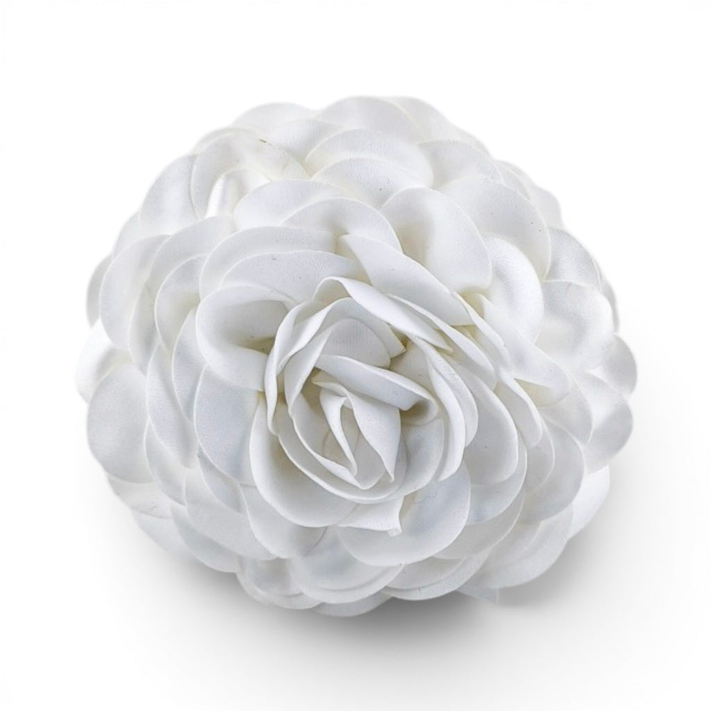 Mola Flor Camélia de Tecido Elegante | Joias de Cabelo