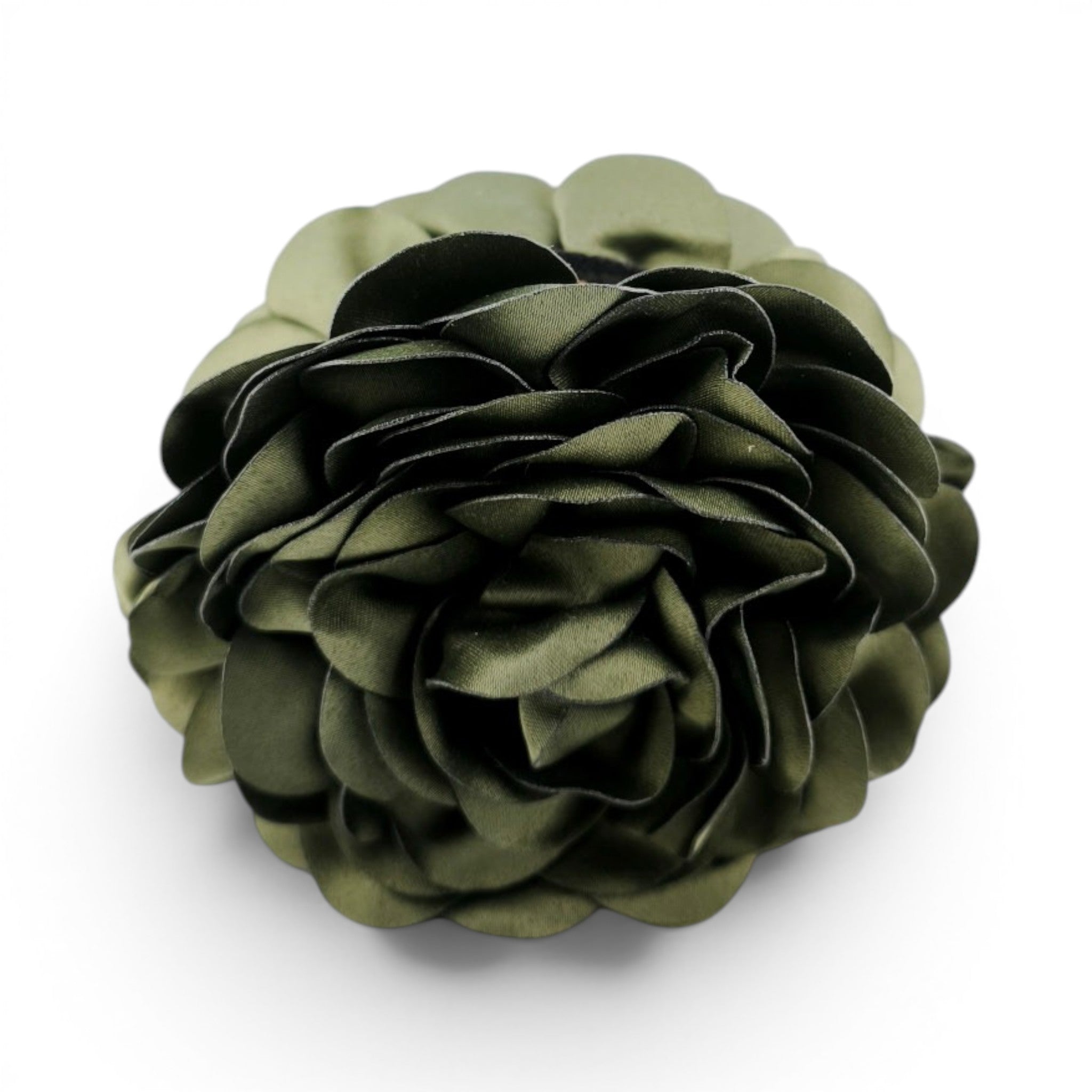 Mola Flor Camélia de Tecido Elegante | Joias de Cabelo