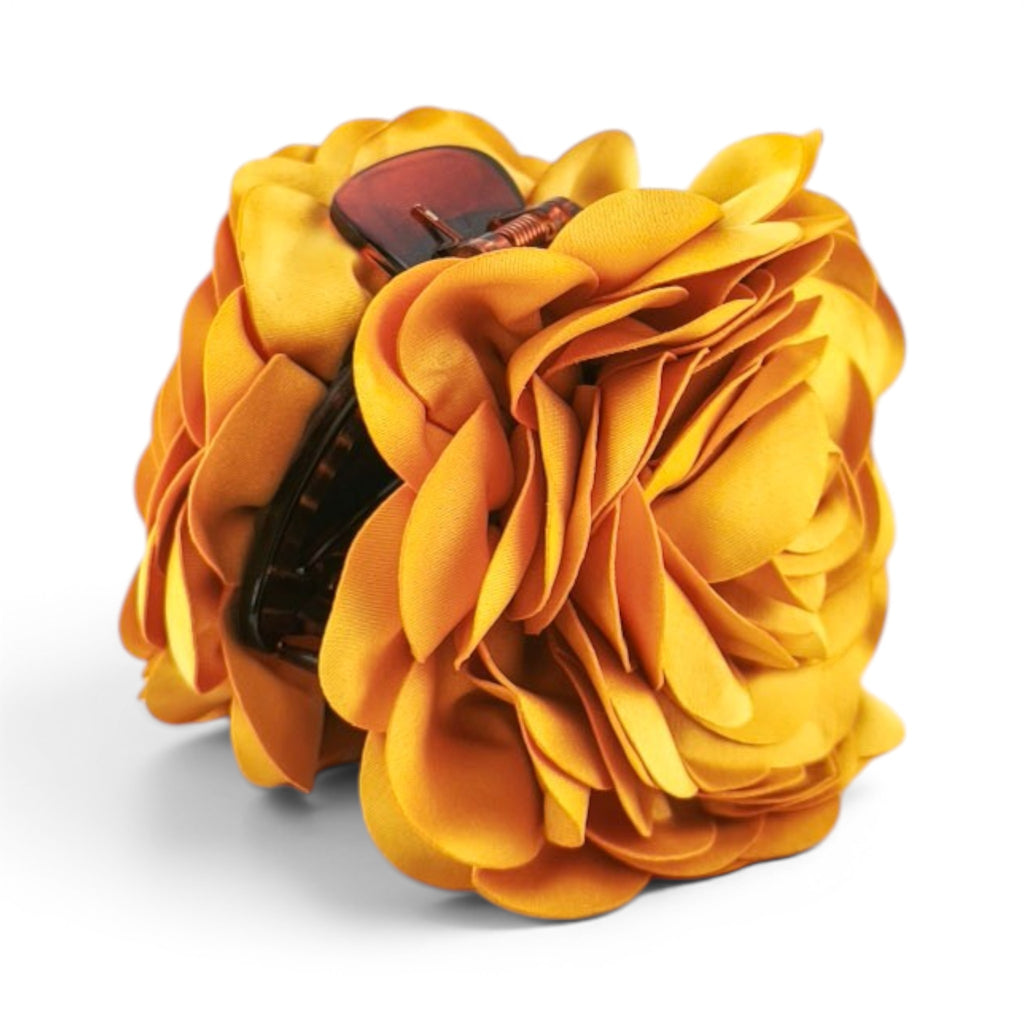 Mola Flor Camélia de Tecido Elegante | Joias de Cabelo