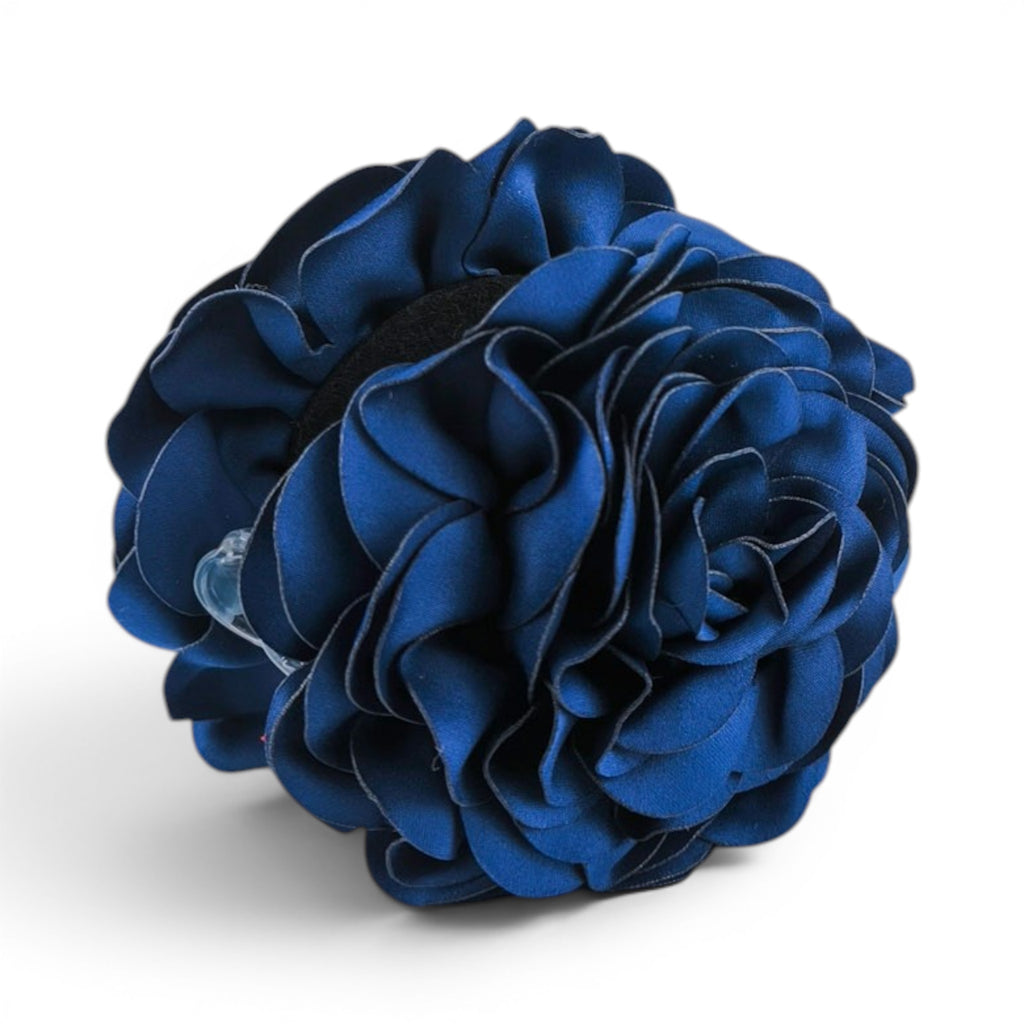 Mola Flor Camélia de Tecido Elegante | Joias de Cabelo