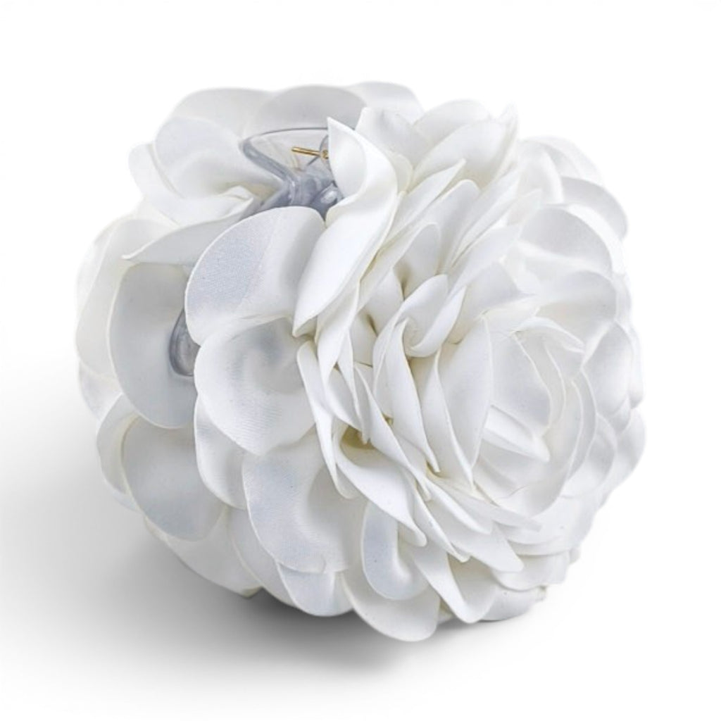 Mola Flor Camélia de Tecido Elegante | Joias de Cabelo