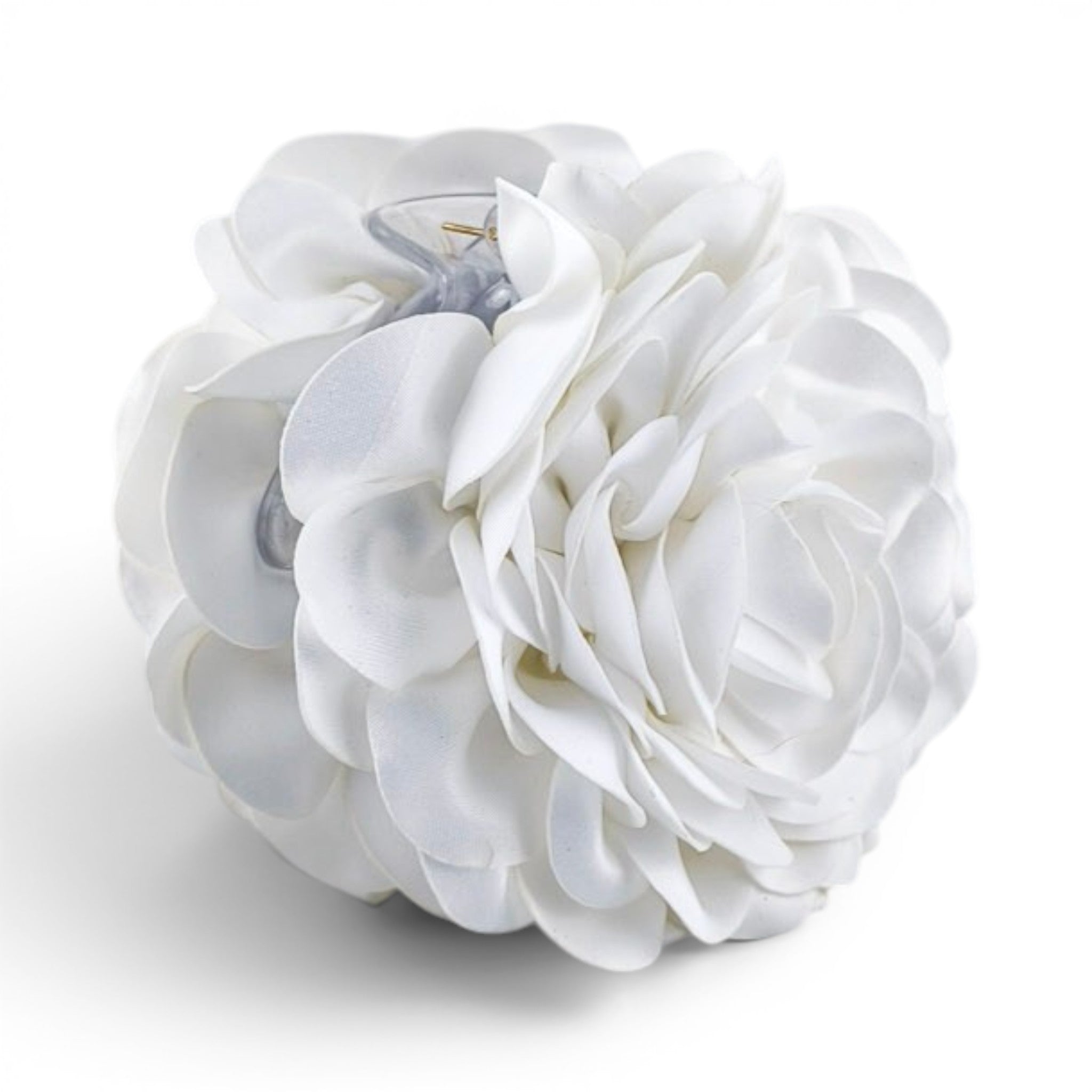 Mola Flor Camélia de Tecido Elegante | Joias de Cabelo