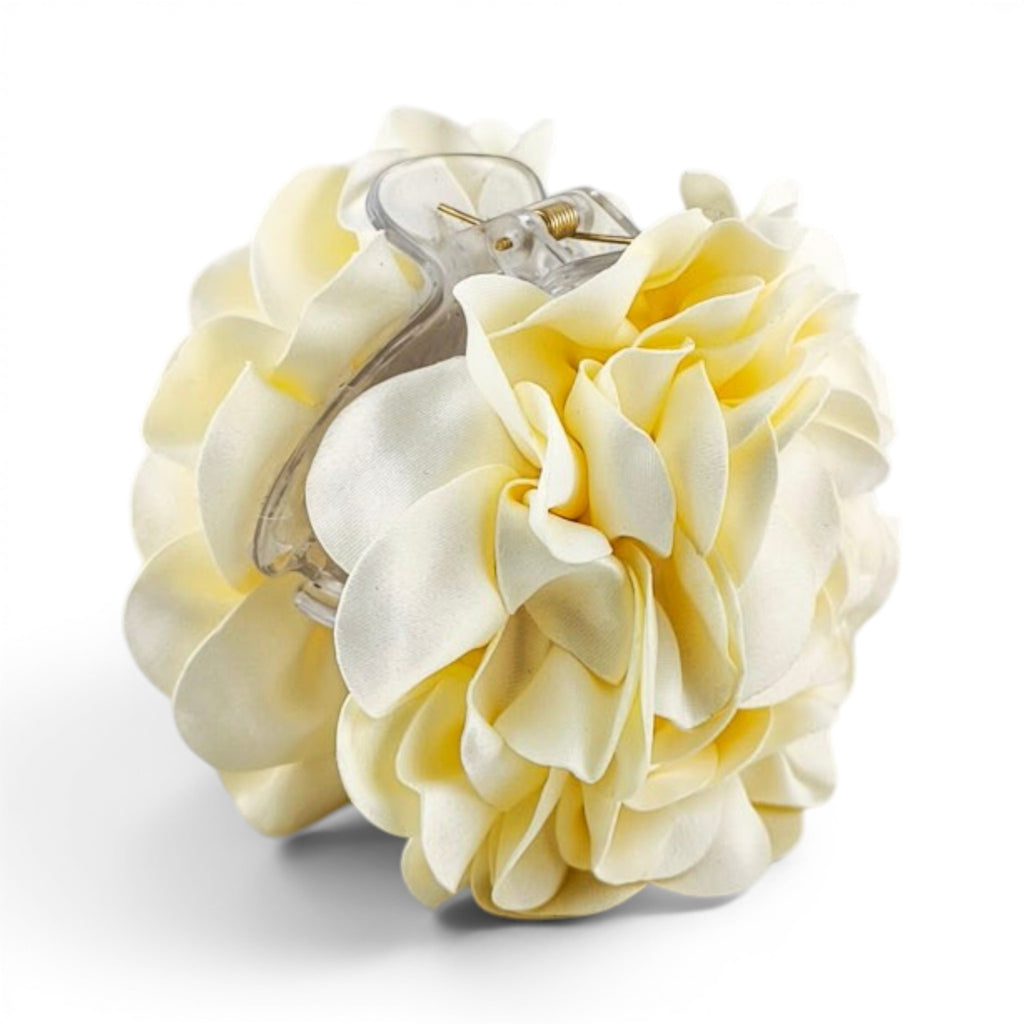 Mola Flor Camélia de Tecido Elegante | Joias de Cabelo