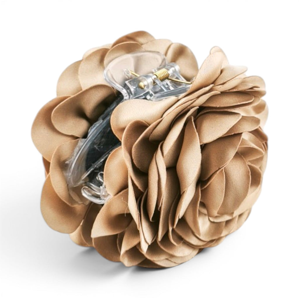 Mola Flor Camélia de Tecido Elegante | Joias de Cabelo