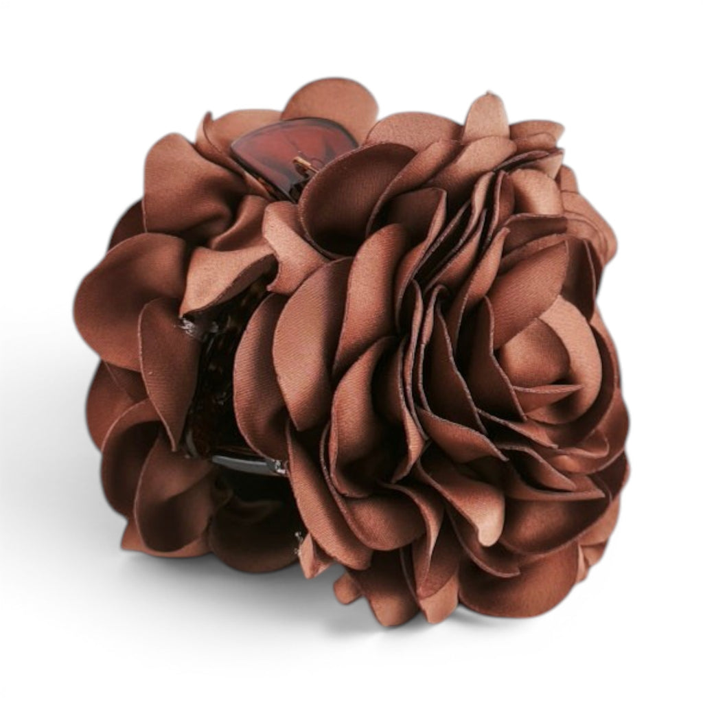 Mola Flor Camélia de Tecido Elegante | Joias de Cabelo