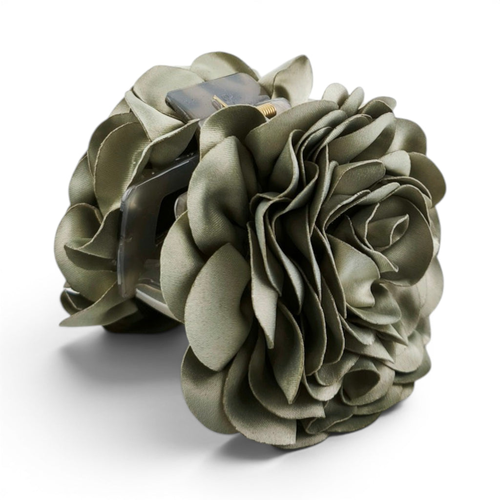 Mola Flor Camélia de Tecido Elegante | Joias de Cabelo