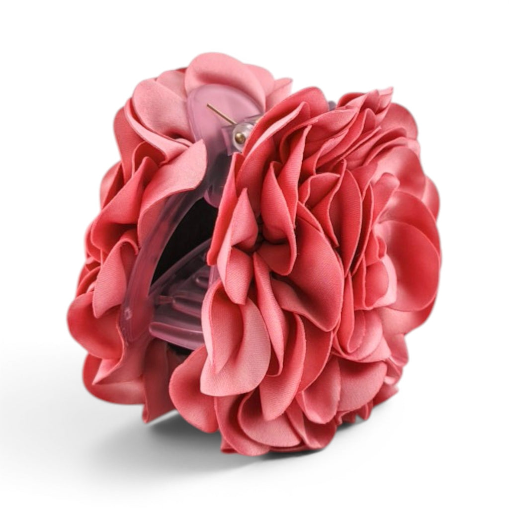 Mola Flor Camélia de Tecido Elegante | Joias de Cabelo